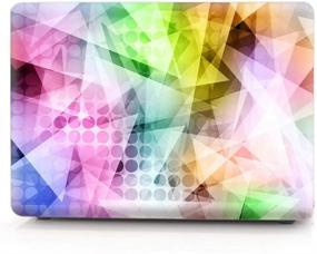 img 3 attached to ⬛ Colorful Rhombus 3D Design PC Hard Case for MacBook Air 13 inch (M1 A2337/A2179/A1932, 2020-2018) with Retina Display Touch ID