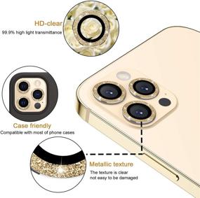 img 1 attached to [3 1]Wsken For IPhone 12 Pro Max Camera Lens Protector (6 Accessories & Supplies