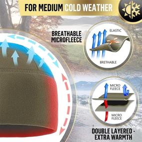 img 2 attached to 🧢 M-Tac Elite Fleece Watch Cap: The Ultimate Military Tactical Beanie for Winter