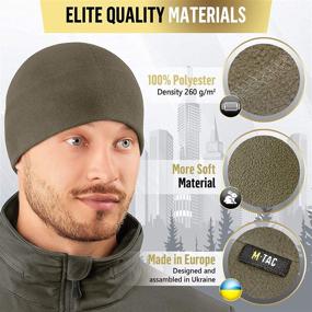 img 3 attached to 🧢 M-Tac Elite Fleece Watch Cap: The Ultimate Military Tactical Beanie for Winter