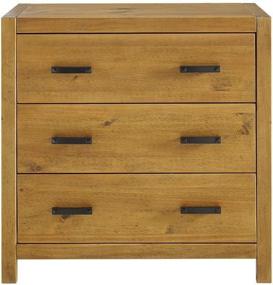 img 3 attached to 🛏️ Stone & Beam Rustic 3-Drawer Bedroom Dresser: Oak Finish at 31.9"W - Top Amazon Brand Option