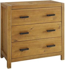 img 4 attached to 🛏️ Stone & Beam Rustic 3-Drawer Bedroom Dresser: Oak Finish at 31.9"W - Top Amazon Brand Option