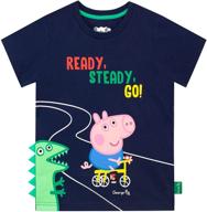 adorable peppa pig boys george t-shirt - perfect addition to boys' clothing collection logo