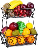 🍎 detachable countertop fruit basket for organized and fresh vegetables logo