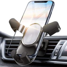 img 4 attached to 🚗 TORRAS Ultra Quick Auto Clamping Car Phone Holder Mount: Secure Air Vent Phone Holder for iPhone 12, Galaxy S20 & More