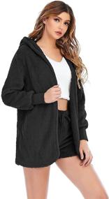 img 3 attached to 👚 Famnbro Oversized Drawstring Nightwear: Women's Clothing and Lingerie for Sleep & Lounge