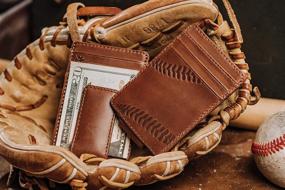 img 3 attached to 🧢 Co BASEBALL Wallet: Sleek Design with Secure Magnetic Closure