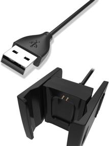 img 3 attached to 🔌 KingAcc 1-Pack Зарядное устройство для Fitbit Charge 2 - USB кабель для зарядки, зарядное устройство-док-адаптер - Совместимо с Fitbit Charge 2, длина 3,3 фута/1 метр.