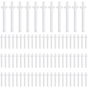 img 4 attached to Plastic Nose Wax Sticks Applicators Rods for Nostril Cleaning & Hair Removal (50-Pack)