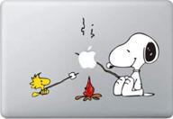 🐶 snoopy bbq macbook pro laptop decal color sticker - decorative vinyl stickers for mac air 13 and 15 inch computers logo
