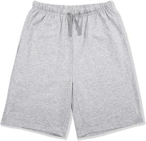 img 4 attached to 🩳 ALWAYSONE Boys' Cotton Shorts: Comfortable Drawstring Athletic Clothing for active youngsters!