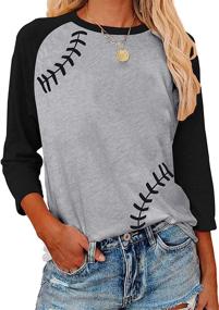 img 2 attached to Baseball American Softball Sweatshirt Sweatshirts Sports & Fitness in Other Sports