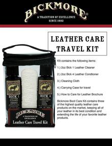 img 1 attached to 👞 Bickmore Leather Shoe & Boot Travel Care Kit - Convenient Repair, Polish, and Shine for Leather Goods on the Go