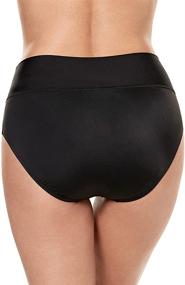 img 3 attached to 👙 Miraclesuit Women's Swimwear: Tummy Control Full Coverage Bathing Suit Bottom with Fold Over Design