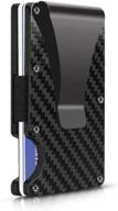 men's carbon fiber minimalist wallet - enhancing wallets, card cases & money organizers for men's accessories logo