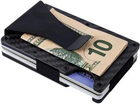 img 2 attached to Men's Carbon Fiber Minimalist Wallet - Enhancing Wallets, Card Cases & Money Organizers for Men's Accessories