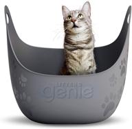 effortless clean-up with the litter genie cat litter box logo