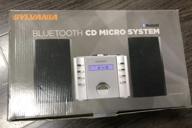 📻 sylvania srcd804bt: stylish silver cd microsystem with bluetooth and radio capabilities logo