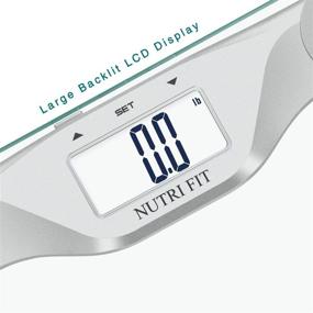 img 1 attached to Digital Body Weight Bathroom Scale with BMI Calculation, Accurate Weight Measurements, Large Backlight Display and Step-On Technology up to 400 Pounds