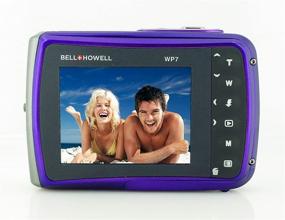 img 1 attached to 📸 Bell + Howell WP7 16 MP Waterproof Digital Camera: Capture HD Video Anywhere in Purple!