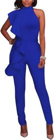 img 2 attached to 👗 Engood Strapless Clubwear Jumpsuit Rompers: Trendy Women's Fashion for Jumpsuits, Rompers & Overalls