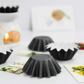 img 1 attached to The Green Root Wax Melt Warmer Liners - 50 Pack, 🌿 Black: Reusable and Leakproof Tray for Electric Wax Warmers and Plug in Warmers