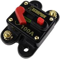 🔌 xscorpion cb100: high-performance 100 amp circuit breaker with manual reset logo