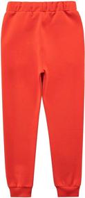 img 3 attached to UNACOO Unisex Health-Fabric Joggers for Boys: Clothing and Pants