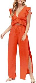 img 4 attached to 👗 FANCYINN Women's Clothing: Drawstring Jumpsuits for Women's Outfits