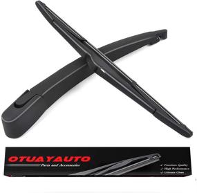 img 4 attached to OTUAYAUTO BE8Z17526C Rear Windshield Wiper Arm Blade Set, Compatible with Ford Fiesta 2011-2016 - Replacement Option for Improved Performance and Durability