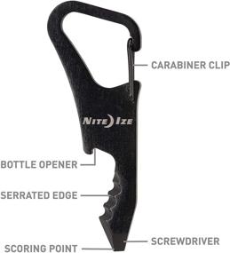 img 3 attached to 🔑 Nite Ize DoohicKey ClipKey Key Tool - Black: The Ultimate Key Accessory and Multi-Tool