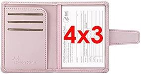 img 1 attached to Stellar Vaccine Card Holder - Covid Card Protector Wallet 🔒 for Vaccination Records, 4x3 CDC Vaccination Card Protector, Fully Vaccinated Club (Pink)