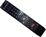 📺 sharp lc60le857u lc-60le650u lc-52le832u lc-52le810un lc-70le835u lc46le832u aquos led lcd hd tv remote control replacement with netflix 3d button logo