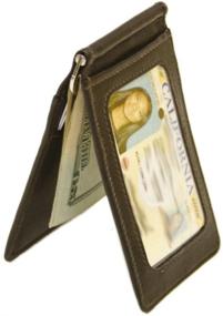 img 3 attached to 👜 Piel Leather Bi-Fold Window Saddle: Sleek Men's Wallets, Card Cases & Money Organizers