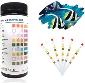 img 4 attached to capetsma 9-in-1 Aquarium Water Quality Testing Kit - pH, Nitrate, Nitrite, Carbonate, Hardness, Chlorine, Alkalinity, Iron, Copper - Ideal for Freshwater, Saltwater, Pool, and Pond Testing