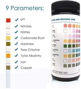 img 3 attached to capetsma 9-in-1 Aquarium Water Quality Testing Kit - pH, Nitrate, Nitrite, Carbonate, Hardness, Chlorine, Alkalinity, Iron, Copper - Ideal for Freshwater, Saltwater, Pool, and Pond Testing