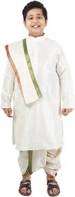 img 4 attached to 👦 Crocon Ethnic Festive Boys' Traditional Indian Clothing