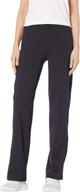 👖 skechers women's gowalk pant smart straight leg: comfortable and stylish bottoms for active women logo