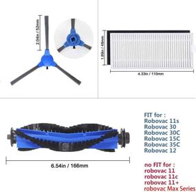 img 3 attached to Cyorka Replacement Accessories RoboVac Brushes