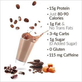 img 1 attached to Maine Roast French Vanilla Protein Coffee: 15g Protein, 2g Carbs, Zero Sugar, Keto Friendly (15 Servings)