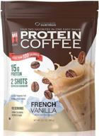 maine roast french vanilla protein coffee: 15g protein, 2g carbs, zero sugar, keto friendly (15 servings) logo
