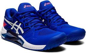 img 3 attached to Женские теннисные кроссовки ASICS Gel Challenger - Лазурно-синие