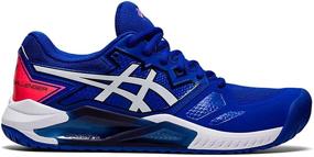 img 2 attached to Женские теннисные кроссовки ASICS Gel Challenger - Лазурно-синие