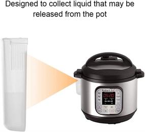 img 4 attached to 🍲 Zonefly Original Condensation Collector 2-Pack for Instant Pot 5, 6, 8 Quart - Duo, Duo Plus, Ultra, Lux, Smart