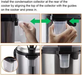 img 1 attached to 🍲 Zonefly Original Condensation Collector 2-Pack for Instant Pot 5, 6, 8 Quart - Duo, Duo Plus, Ultra, Lux, Smart