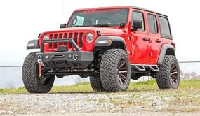 img 1 attached to 🚙 Rough Country N3 Dual Steering Stabilizer for 2018-2020 Jeep Wrangler JL Gladiator JT - 2.5-Up Lift - Product Code: 87304