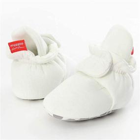 img 1 attached to 👶 LAFEGEN Baby Booties for Boys Girls with Cozy Lining, Anti-Slip Grippers, Newborn Infant Slipper Socks, Toddler First Walker Crib Shoes, 0-18 Months