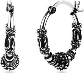 img 3 attached to LeCalla Sterling Silver Antique Earrings for Girls - Trendy Jewelry