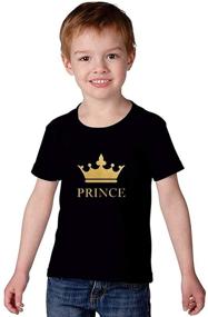 img 1 attached to 👕 We2 Boys' Prince Cotton T-Shirt