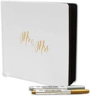 📸 festa wedding guest book with photo album - polaroid style, hardcover registry sign-in логотип